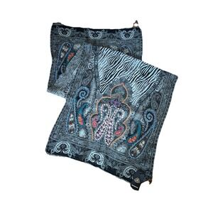Ahujasons Meriano Wool Scarf Wrap Woven Design 70in x 26 in